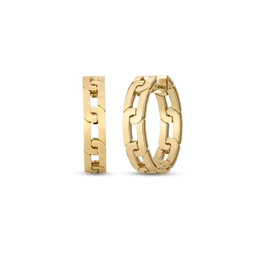 Roberto Coin Navarra Hoop Earrings - 8883243AYER0