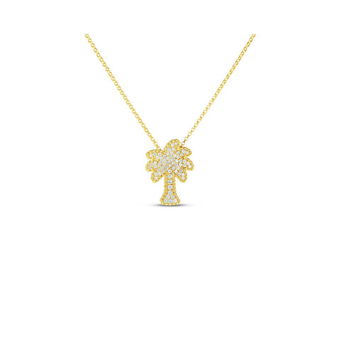 Roberto Coin Palm Tree Pendant-Roberto Coin Palm Tree Pendant -