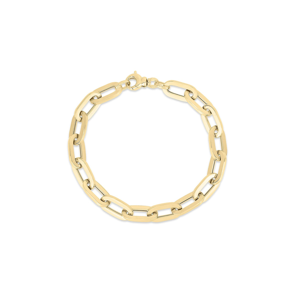 Roberto Coin Perfect Gold Classic Oro Bracelet 7" - 531088AYLB00