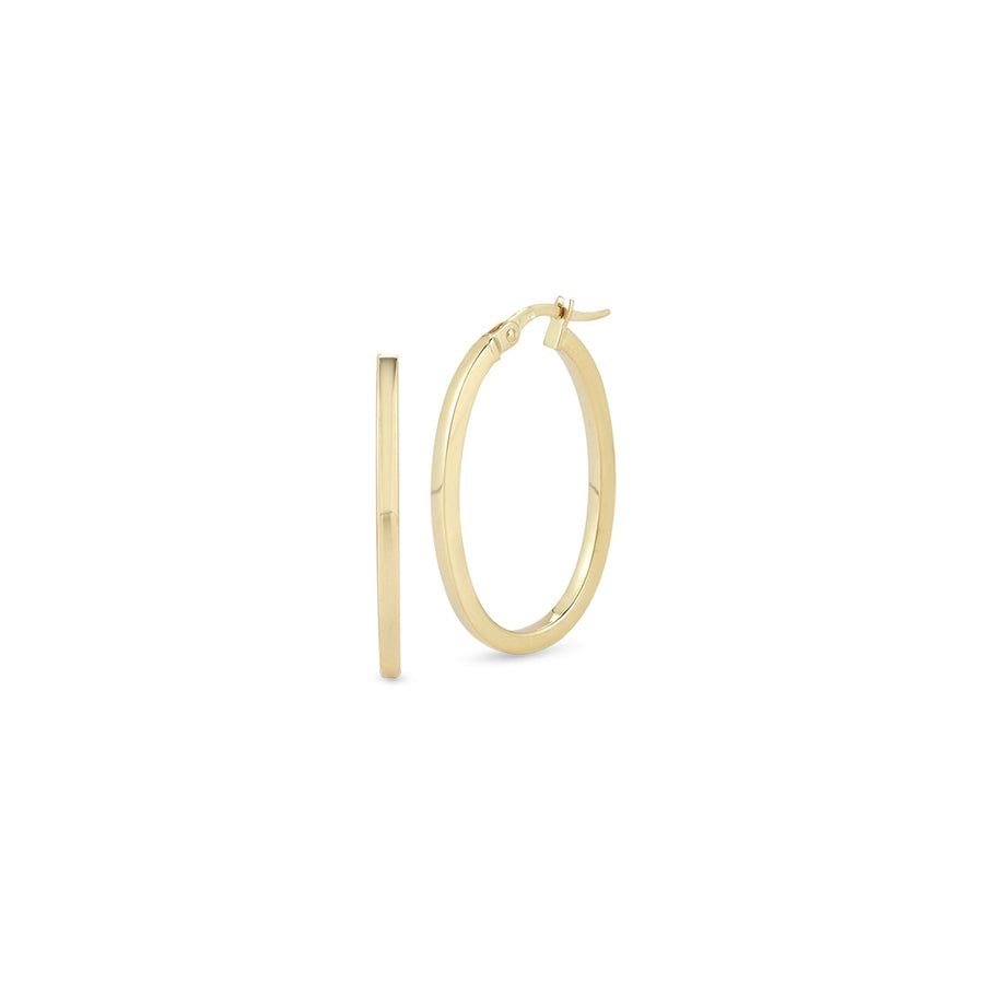 Roberto Coin Perfect Gold Oval Hoop Earrings - 556025AYER00