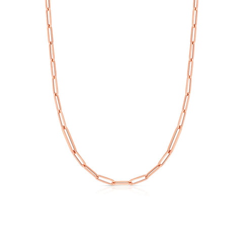 Roberto Coin Perfect Gold Paper Clip Chain-Roberto Coin Perfect Gold Paper Clip Chain - 5310135AX170