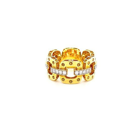 Roberto Coin Pois Moi Diamond Band-Roberto Coin Pois Moi Diamond Band -