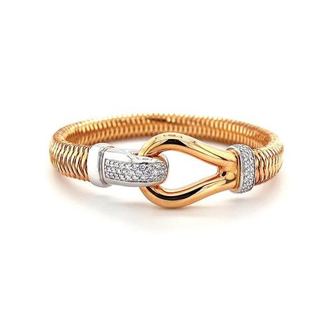Roberto Coin Primavera Diamond Bangle-Roberto Coin Primavera Diamond Bangle -