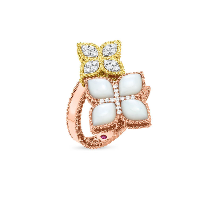 Roberto Coin Princess Flower Bypass Diamond Ring -