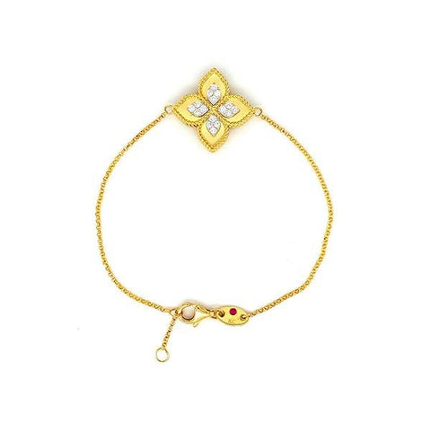 Roberto Coin Princess Flower Diamond Bracelet -