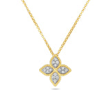 Roberto Coin Princess Flower Diamond Necklace -