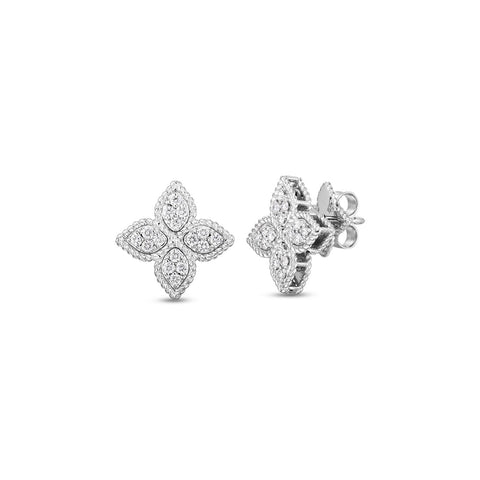 Roberto Coin Princess Flower Earrings-Roberto Coin Princess Flower Earrings -