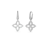 Roberto Coin Princess Flower Large Diamond Drop Earrings-Roberto Coin Princess Flower Large Diamond Drop Earrings - 8882480AWERX