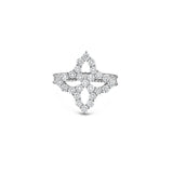Roberto Coin Princess Flower Large Diamond Outline Ring -