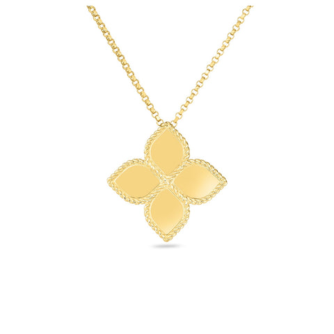 Roberto Coin Princess Flower Large Necklace-Roberto Coin Princess Flower Large Pendant - 7771366AYCH0