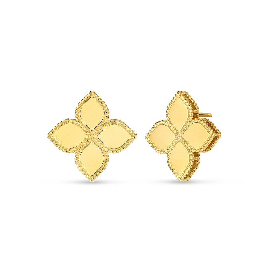 Roberto Coin Princess Flower Large Stud Earrings -