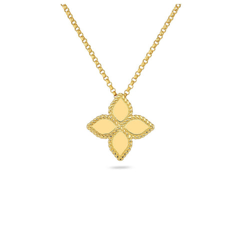Roberto Coin Princess Flower Medium Pendant-Roberto Coin Princess Flower Medium Pendant -
