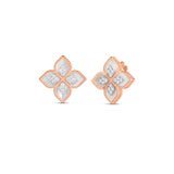 Roberto Coin Princess Flower Mother-of-Pearl Earrings -