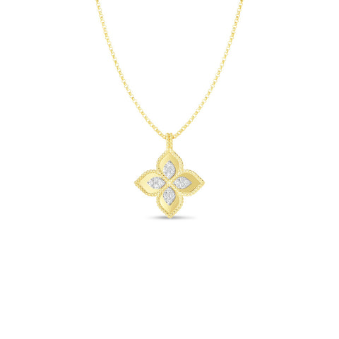 Roberto Coin Princess Flower Necklace-Roberto Coin Princess Flower Necklace - 8882754AJCHX