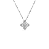 Roberto Coin Princess Flower Small Diamond Pendant -