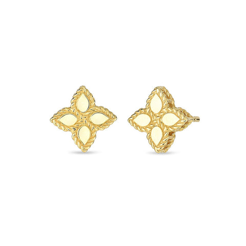 Roberto Coin Princess Flower Small Stud Earrings-Roberto Coin Princess Flower Small Stud Earrings -
