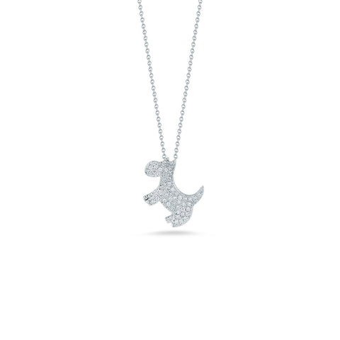 Roberto Coin Scottie Diamond Pendant-Roberto Coin Scottie Diamond Pendant -