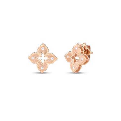 Roberto Coin Venetian Princess Petite Flower Stud Earrings - 7772985AXERX
