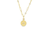 Roberto Coin Venetian Princess Small Medallion Necklace-Roberto Coin Venetian Princess Small Medallion Necklace - 7773105AY19X