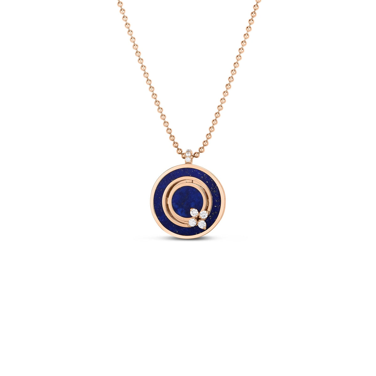 Roberto Coin Verona Diamond & Lapis Necklace - 8883126AX17X