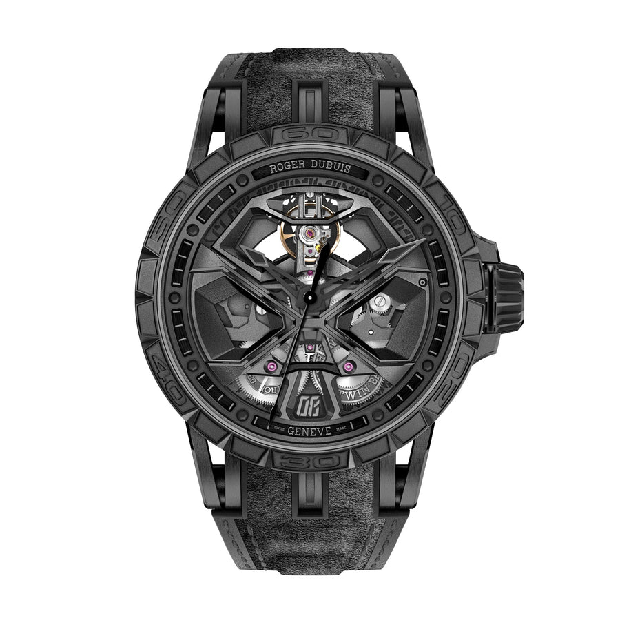 Roger Dubuis Excalibur Spider Huracán Black DLC Titanium 45mm - DBEX0829