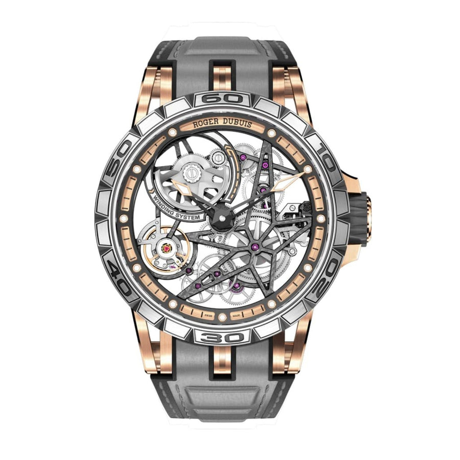 Roger Dubuis Excalibur Spider Pink Gold 45mm - DBEX0574