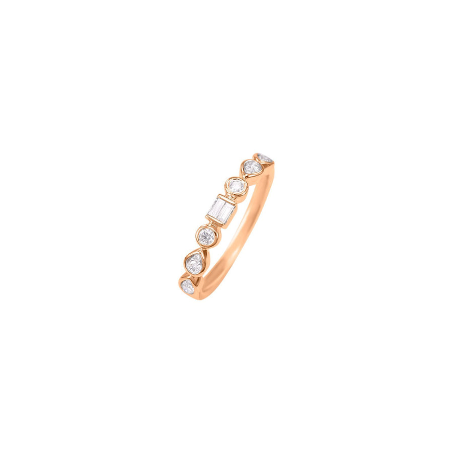 Rose Gold Diamond Band - IRI00470R