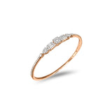 Rose Gold Diamond Bangle - IGI00406R