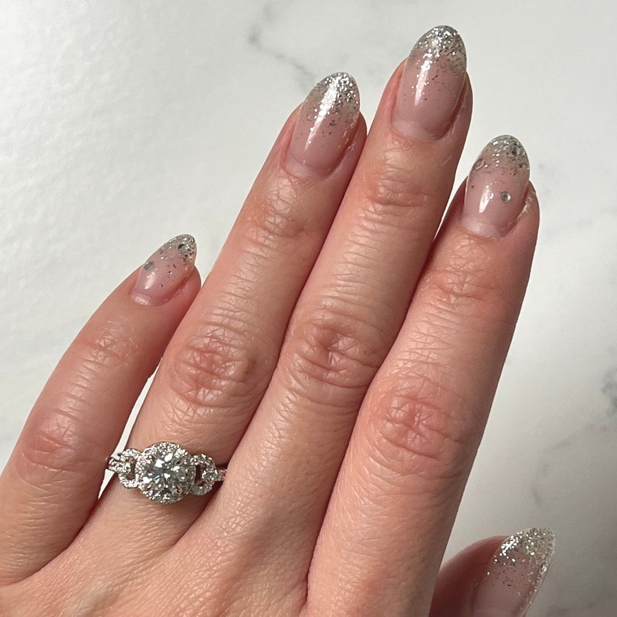 Round-cut Engagement Ring - DRFMK02240