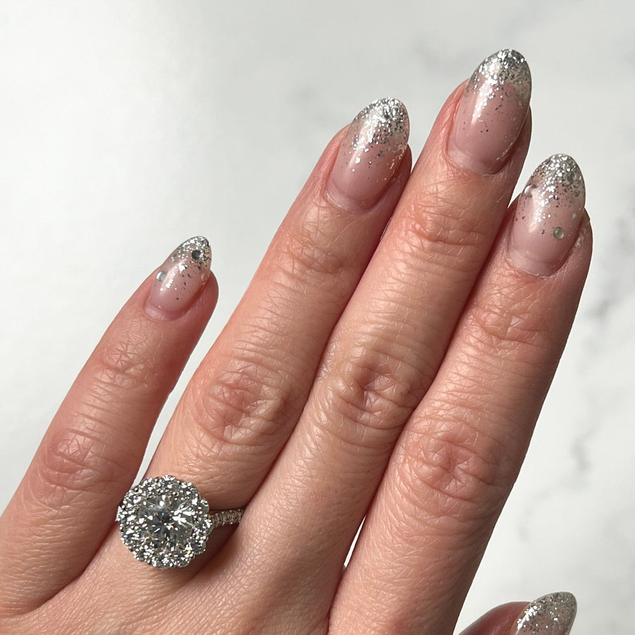 Round-cut Engagement Ring - DRFMK03436