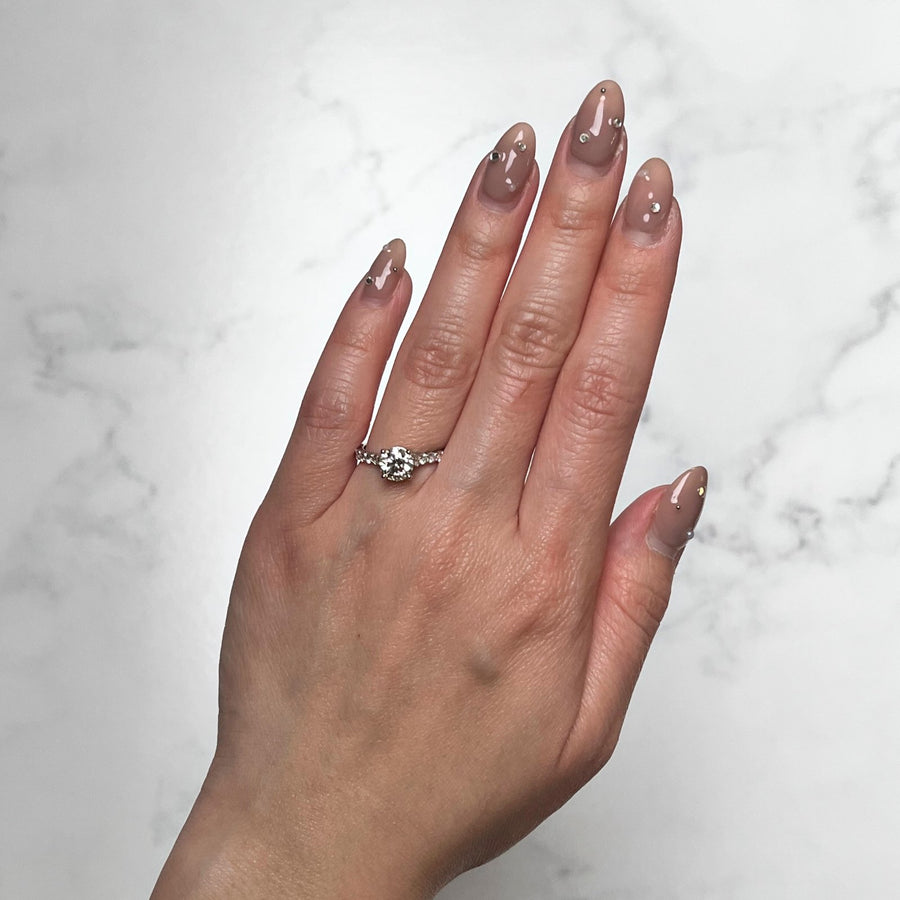 Round-cut Engagment Ring - DRFMK03999