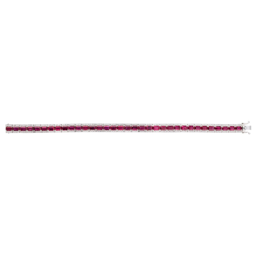 Ruby and Diamond Bracelet - RBNEL00174