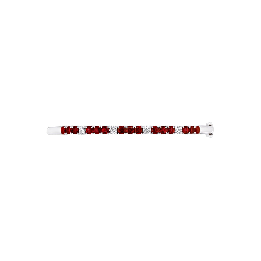 Ruby Diamond Bangle - RBNEL00216