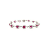 Ruby Diamond Bracelet - RBEDW00216