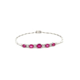 Ruby Diamond Bracelet-Ruby Diamond Bracelet - RBEDW00224