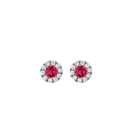 Ruby Diamond Earrings - E6651-R