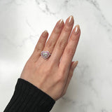 Ruby Diamond Heart Ring - RRUJD00232