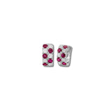 Ruby Diamond Huggie Earrings - RESPK00109