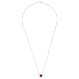 Ruby Diamond Necklace - RNNEL00216