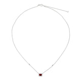 Ruby Diamond Necklace - RNNEL00224