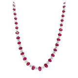 Ruby Diamond Necklace - RNSPK00141