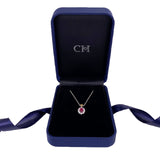 Ruby Diamond Pendant and Chain-Ruby Diamond Pendant and Chain -