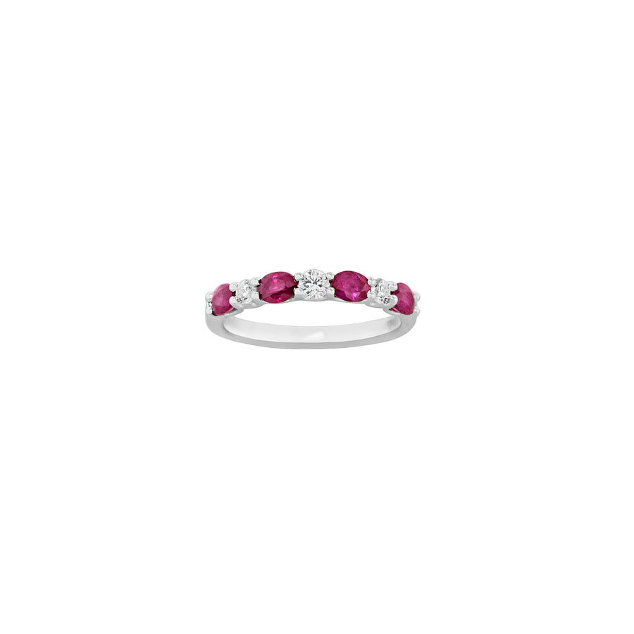 Ruby Diamond Ring - R6373-R