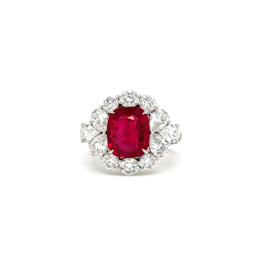 Ruby Diamond Ring - RRDEH00055