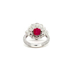 Ruby Diamond Ring - RRDEH00055