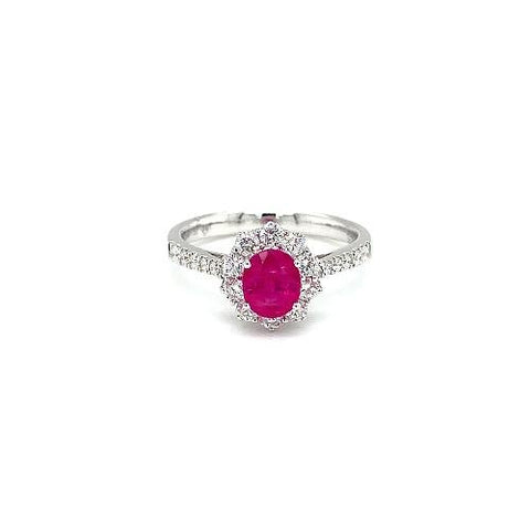 Ruby Diamond Ring-Ruby Diamond Ring -