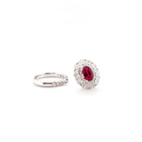 Ruby Diamond Ring-Ruby Diamond Ring -