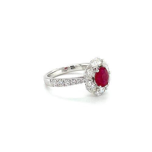 Ruby Diamond Ring-Ruby Diamond Ring -