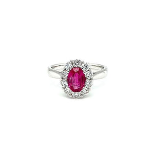 Ruby Diamond Ring-Ruby Diamond Ring -