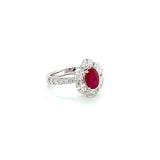 Ruby Diamond Ring-Ruby Diamond Ring -